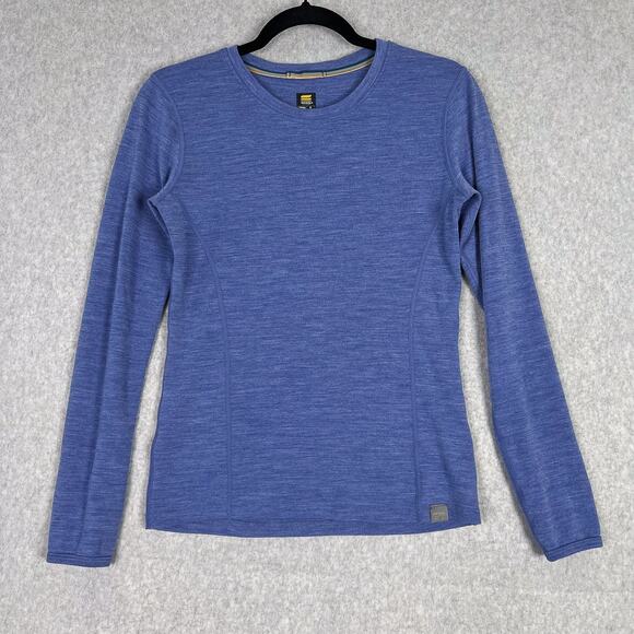 Meriwool Blue Merino 250 Base Layer Long Sleeve Shirt Size Small - Picture 1 of 10